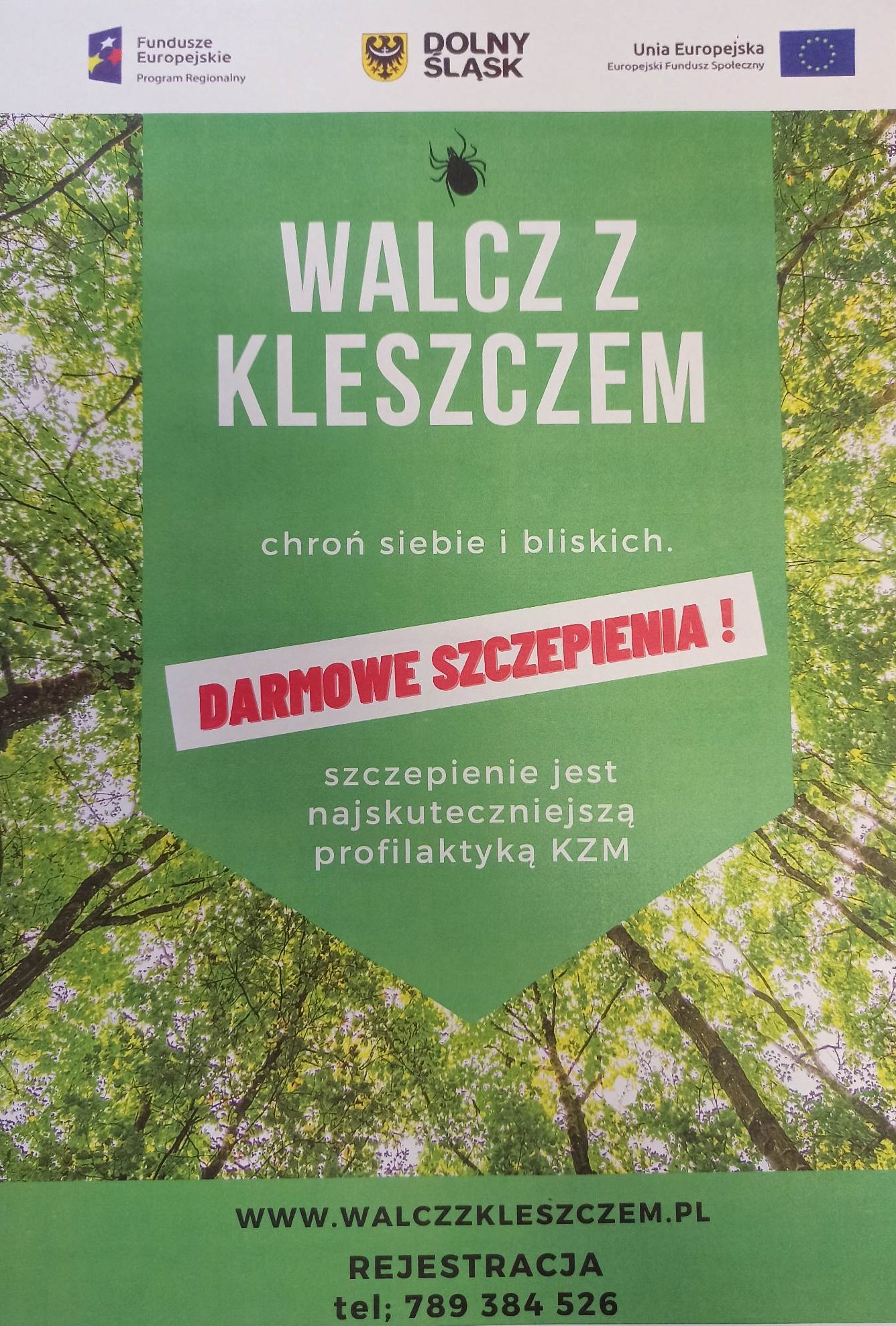 Projekt unijny „Walcz z kleszczem!”